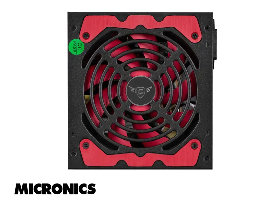 Fuente De Poder Micronics 500w (mic P5000) Atx | Basic | Negro/rojo
