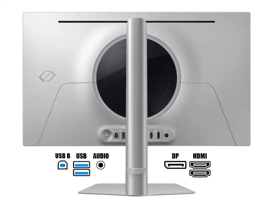 Monitor Samsung 27 Pulgadas Odyssey G6 (ls27dg612slxpe) Gaming 240hz, 2k/qhd, Oled, 0.03ms, 2 Hdmi, 1 Dp, 2 Usb, Usb B, Plata