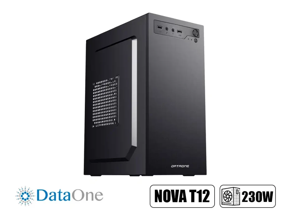 Case Dataone Nova T12 Fuente 230w (nova T12) Negro