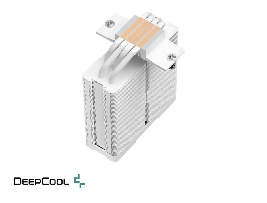 Cooler Para Procesador Deepcool Ag400 Digital Wh Argb (r-ag400-whadmn-g-1) 1 Ventilador, 120mm, Led Argb