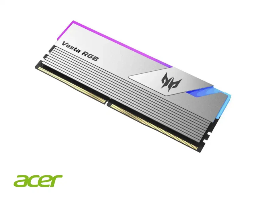 Memoria Ram Predator Ddr5 32gb (16gbx2) Vesta Ii Rgb (bl.9bwwr.379) 6000 Mt/s, Blanco, Rgb