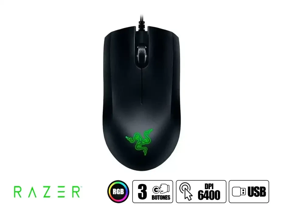 Combo 2 En Uno Razer Cynosa + Abyssus Lite (rz84-02740300-b311) Teclado, Mouse, 6400 Dpi