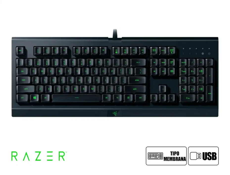 Combo 2 En Uno Razer Cynosa + Abyssus Lite (rz84-02740300-b311) Teclado, Mouse, 6400 Dpi
