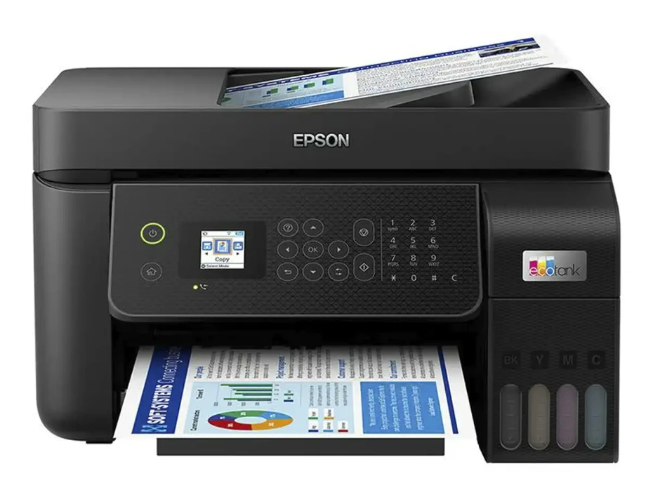 Impresora Epson Multifuncional L5590, C/ Tanque Imprime Escanea Fotocopia Fax Wifi ( C11ck57301)