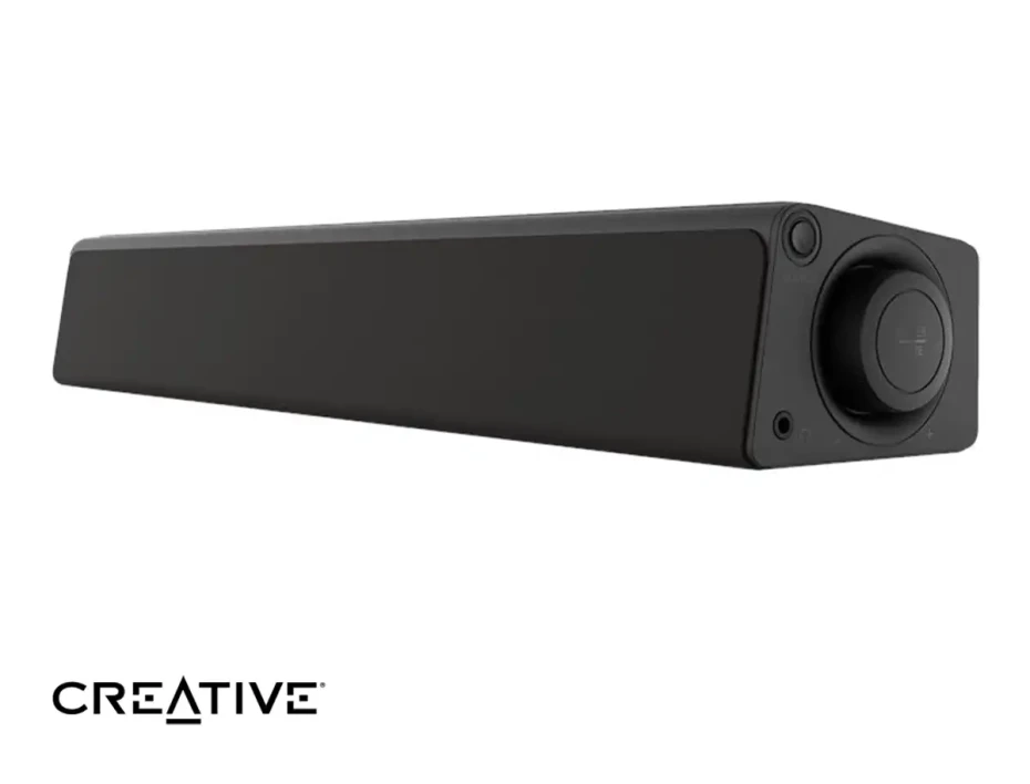 Parlante Creative Sound Bar Stage Se Mini 12w/24w (51mf8460aa000) Interfaz Jack 3.5 Mm, Usb, Bt, Negro