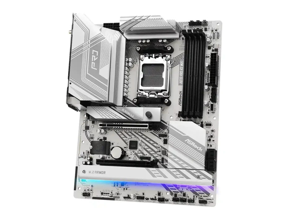 Placa Madre Asrock X870 Pro Rs Wifi (90x870 Pro Rs Wifi  ) Socket Am5, Ram Dddr5 Buss 8000oc Mhz, Wifi 7