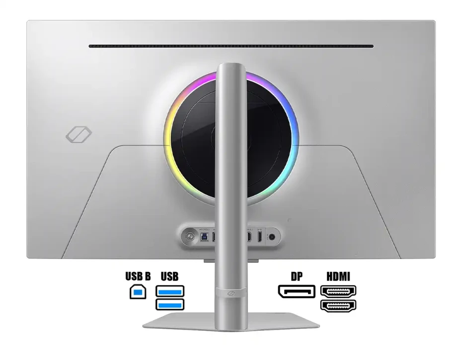 Monitor Samsung 32 Pulgadas Odyssey G8 (ls32dg800slxpe) Gaming 240hz, 4k, Oled, 0.03ms, G-sync, 2 Hdmi, 1 Dp, 2 Usb, Usb B, Altavoces, Wifi