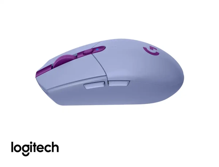 Mouse Inalambrico Logitech Gaming G305 Lightspeed (910-006020) Hasta 12.000 Dpi, 6 Botones, Receptor Usb, Lila