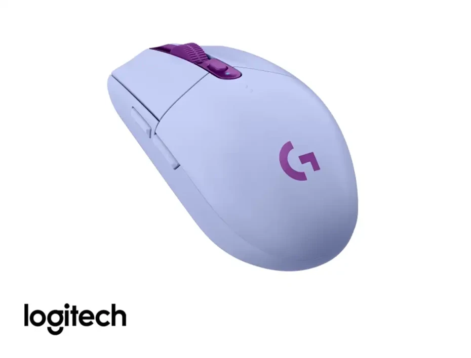 Mouse Inalambrico Logitech Gaming G305 Lightspeed (910-006020) Hasta 12.000 Dpi, 6 Botones, Receptor Usb, Lila
