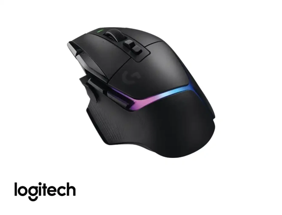 Mouse Inalambrico Logitech G502 X Plus Gaming (910-006160) Hasta 25.600 Dpi, 13 Botones Programables, Receptor Usb, Rgb, Negro
