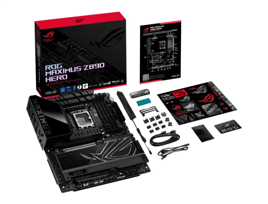 Placa Madre Asus Rog Maximus Z890 Hero (rog Maximus Z890 Hero) Socket Lga 1851, Ram Ddr5,core Ultra Gen., Rgb