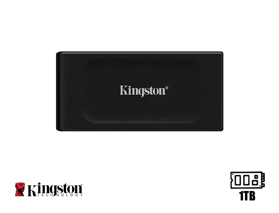 Disco Solido Externo Kingstong 1tb Xs1000 (sxs1000/1000g) Unidad De Almacenamiento Portalbe, Usb 3.2, Negro