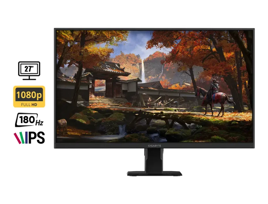 Monitor Gigabyte 27 Pulgadas Gs27fa (gs27fa) Gaming 180hz, Fhd, 1ms, 2 Hdmi, 1 Dp