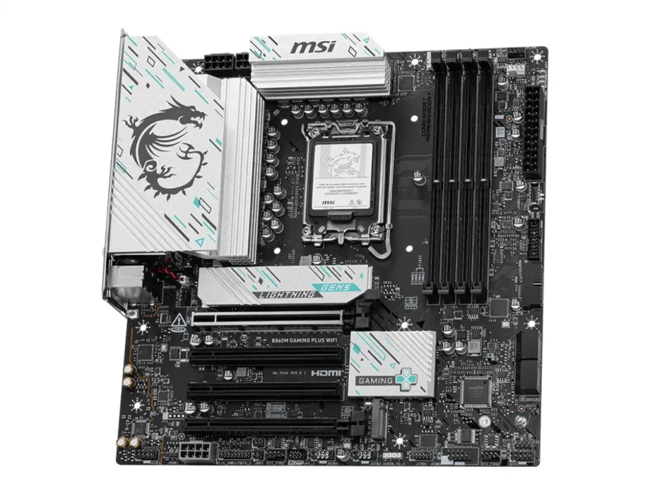 Placa Madre Msi B860m Gaming Plus Wifi (90b860m Gaming Plus W D5) Socket Lga 1851, Ram Ddr5, Core Ultra,