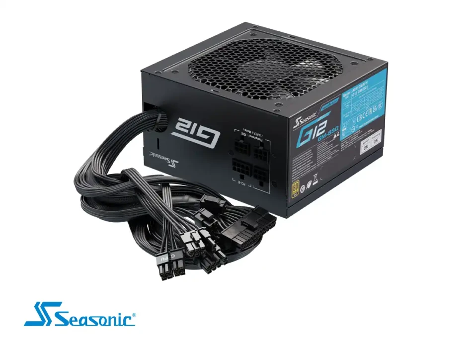 Fuente De Poder Seasonic 850w G12 Gm850 Focus (a851gmafh) Atx, 80 Plus Gold, Semi Modular, Negro