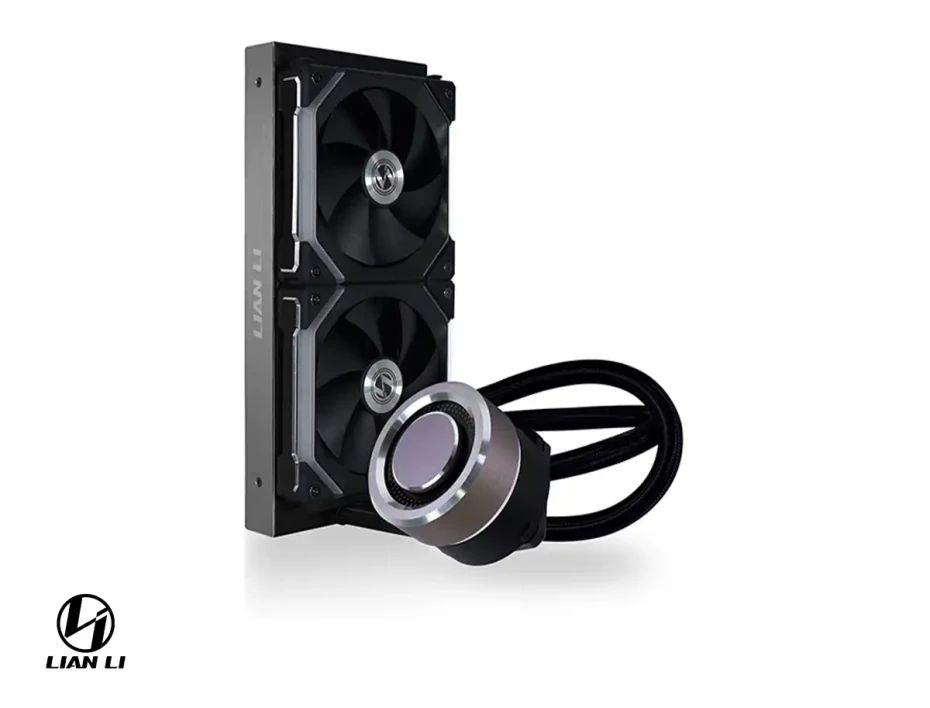 Sistema De Enfriamiento Liquido Lian Li Galahad Aio Uni Fan Sl Edition 240 (ga-240slb Black) 2 Ventiladores, Led Rgb