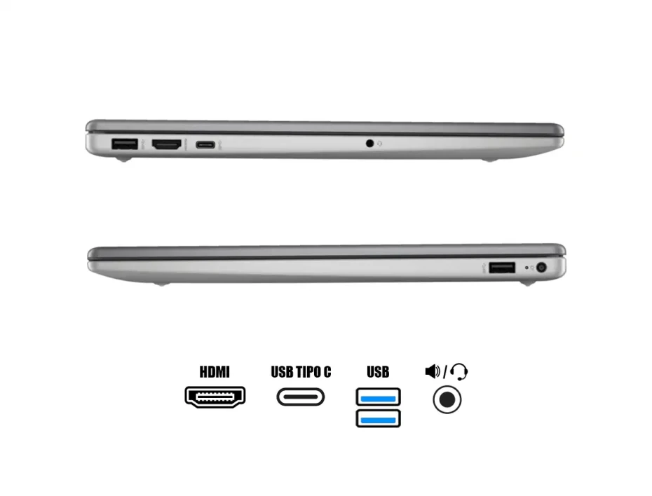 Laptop Hp Ryzen 7-7730u 255 G10 (b03e1lt) Pantalla 15.6", Ram 16gb D4, Ssd 512gb, Esp., S/s