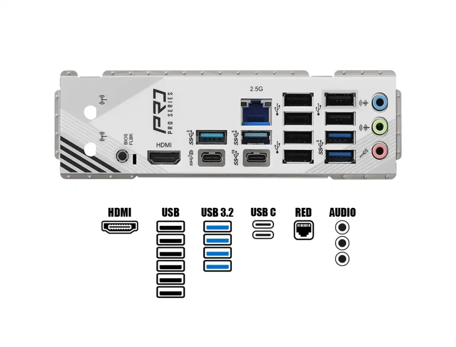 Placa Madre Asrock B850 Pro Rs (b850 Pro Rs) Socket Am5, Ram Ddr5