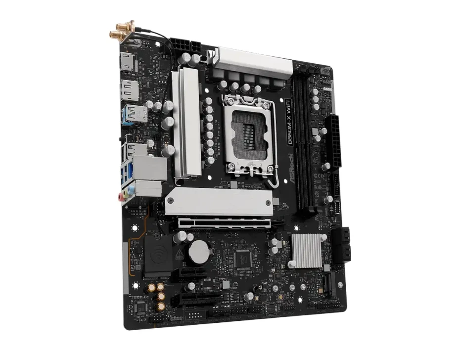 Placa Madre Asrock B860m X Wifi (90-mxbry0-a0uayaz) Socket Lga 1851, Ram Ddr5, Core Ultra