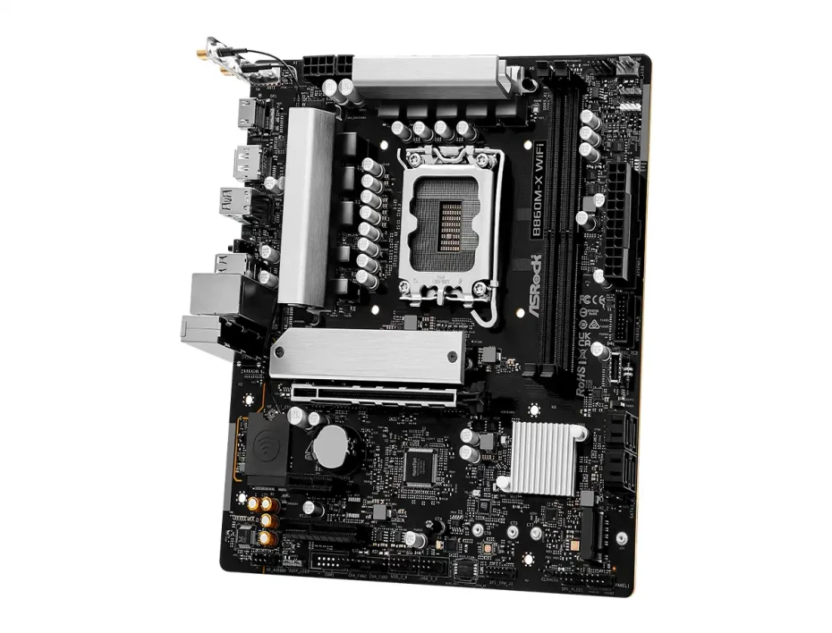 Placa Madre Asrock B860m X Wifi (90-mxbry0-a0uayaz) Socket Lga 1851, Ram Ddr5, Core Ultra