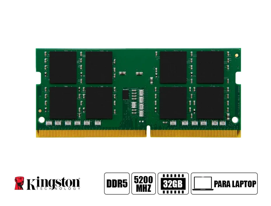 Memoria Para Laptop Sodimm Kingston Ddr5 32gb Kvr (kvr56s46bd8-32) 5600 Mhz