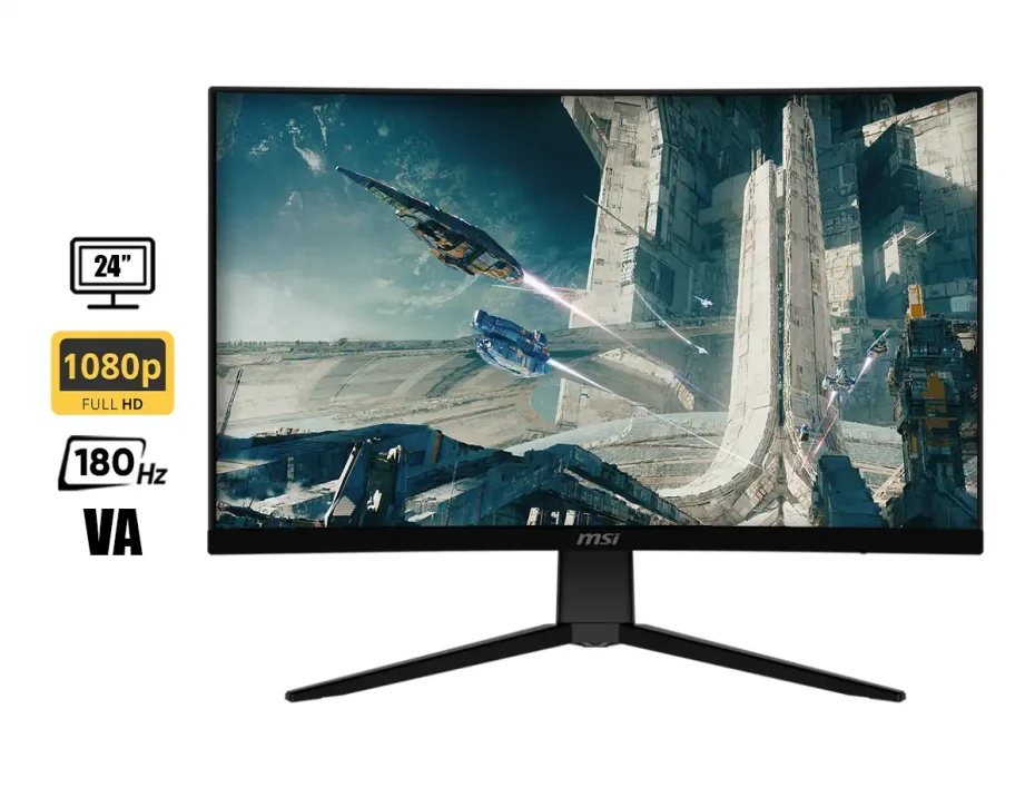 Monitor Msi 24 Pulgadas (g2422c) Gaming Frecuencia 180hz, 1 Hdmi, 1 Displayport