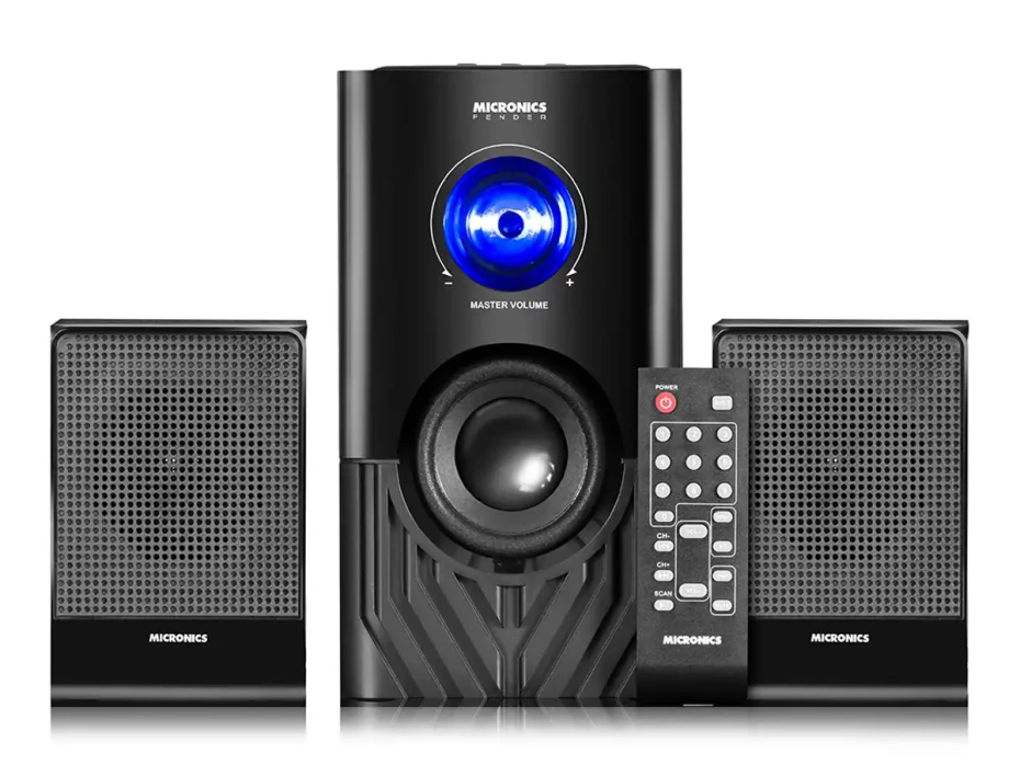 Subwoofer Micronics Fender S6004bt 60 Watts (mic S6004bt) Bt, Nterfaz Usb, Sd, Fm, Led
