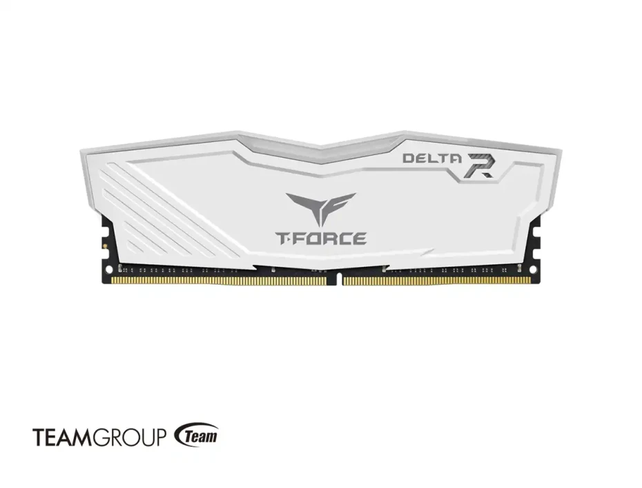 Memoria Ram Teamgroup Ddr4 16gb (8gbx2) T-force Delta Rgb (tf4d416g3600hc18jdc01) 3600 Mhz, Blanco, Cl18