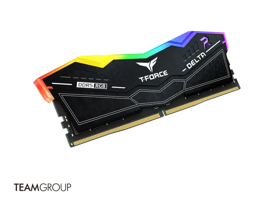 Memoria Ram Teamgroup Ddr5 16gb T-force Delta Rgb (ff7d516g6000hc38a01) 6000 Mt/s, Negro, Cl38
