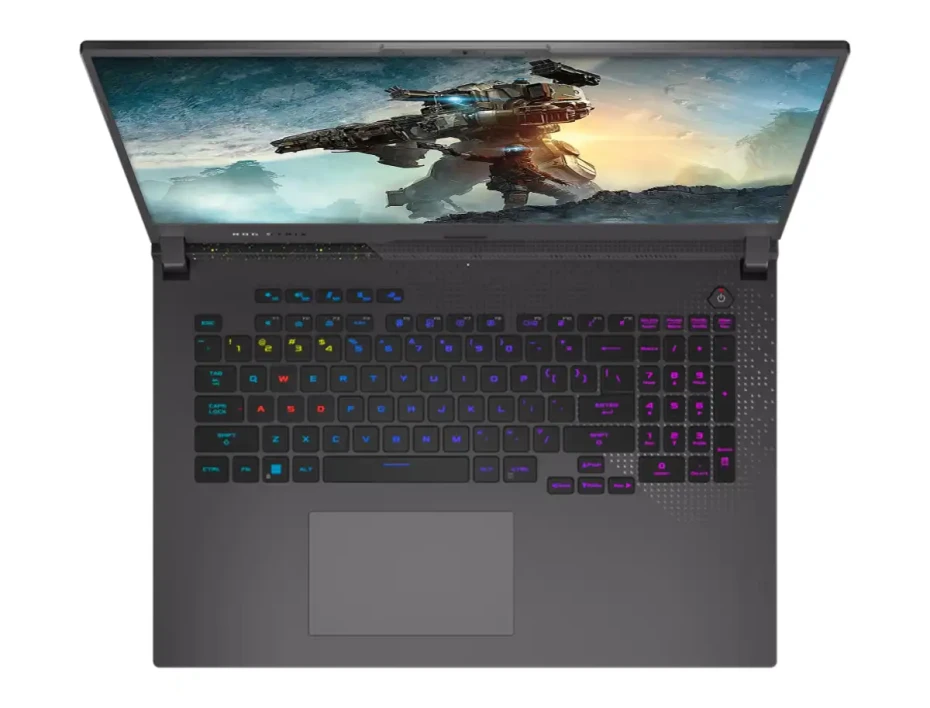 Laptop Asus Ryzen 9 7845hx Rog Strix Gaming (g713pv-ws94) Pantalla 17.3" Qhd 240hz, Ram 16gb, Ssd 1tb, Rtx 4060 8gb, Win11, Negro