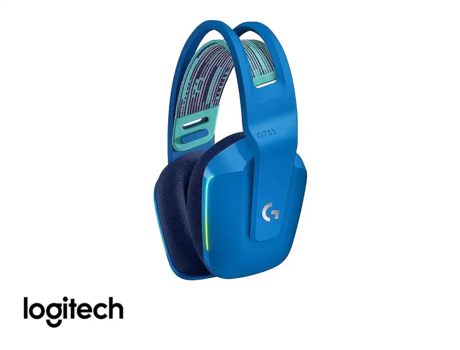Auricular Inalambrico Logitech Lightspeed Rgb G733 Gaming (981-000942) Con Microfono, Azul