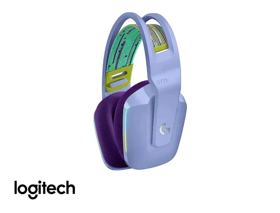 Auricular Inalambrico Logitech Lightspeed Rgb G733 Gaming (981-000889) Con Microfono, Lila