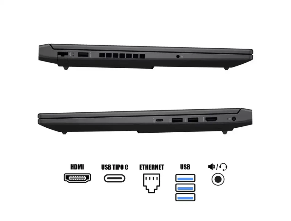 Laptop Hp Ryzen 7-8845hs Hp Victus 16-s1023 Gaming (a1sv3ua#aba) Pantalla 16.1" Fhd, Ram 16gb, Ssd 512gb, Rtx 4070 8gb, 144hz, Win11, Mica Silver