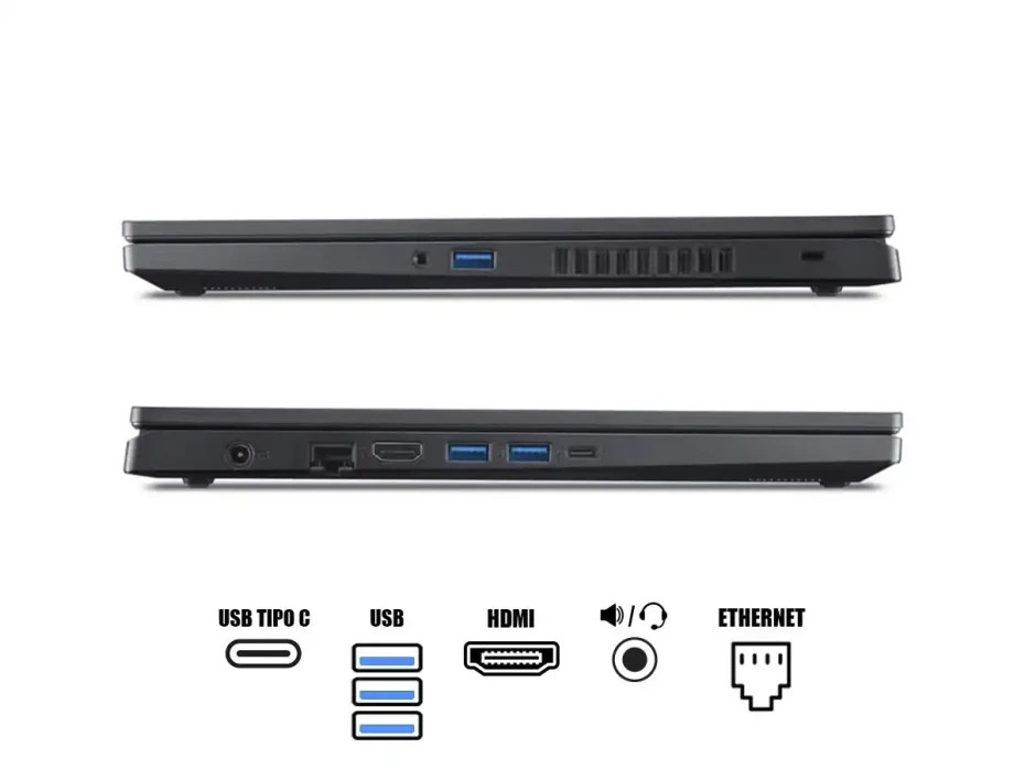 Laptop Acer Core I5-13420h Nitro V 15 Anv15-51-51h9 Gaming (nh.qn8aa.006) 15.6'' Fhd 144hz, Ram 8gb, Ssd 512gb, Nvidia Rtx 4050 6gb, Win11, Black, 13g