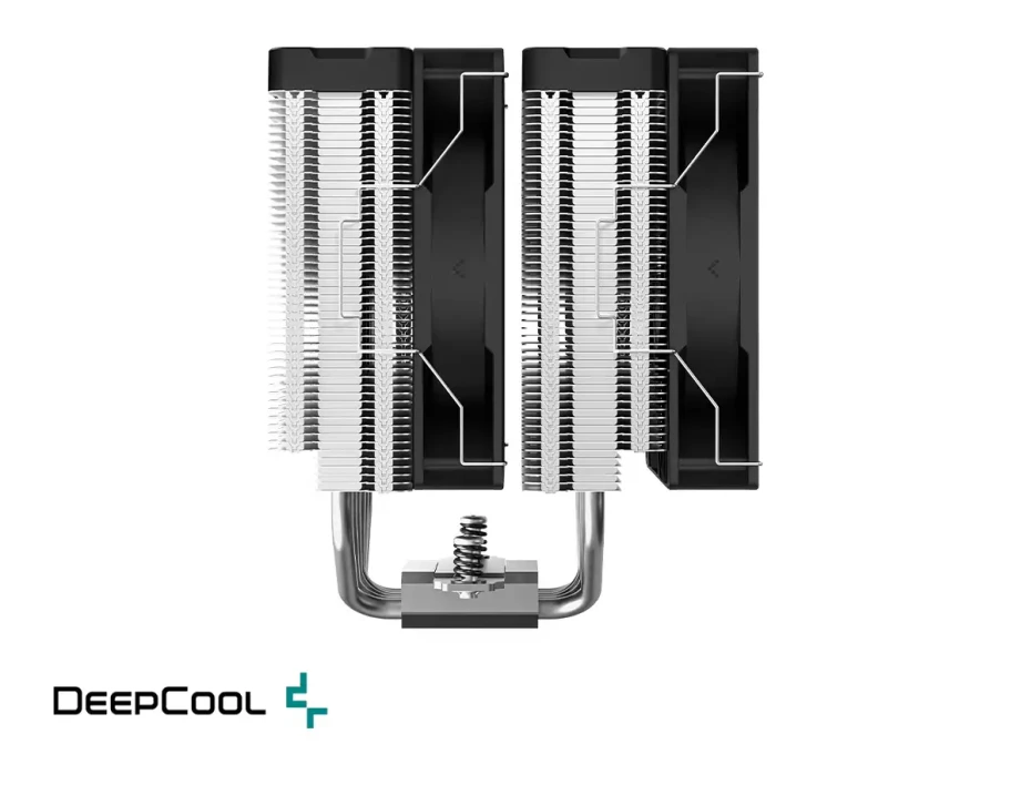 Cooler Para Procesador Deepcool Ag620 Digital (r-ag620-bkndmn-g-1) 2 Ventiladores, Aluminio