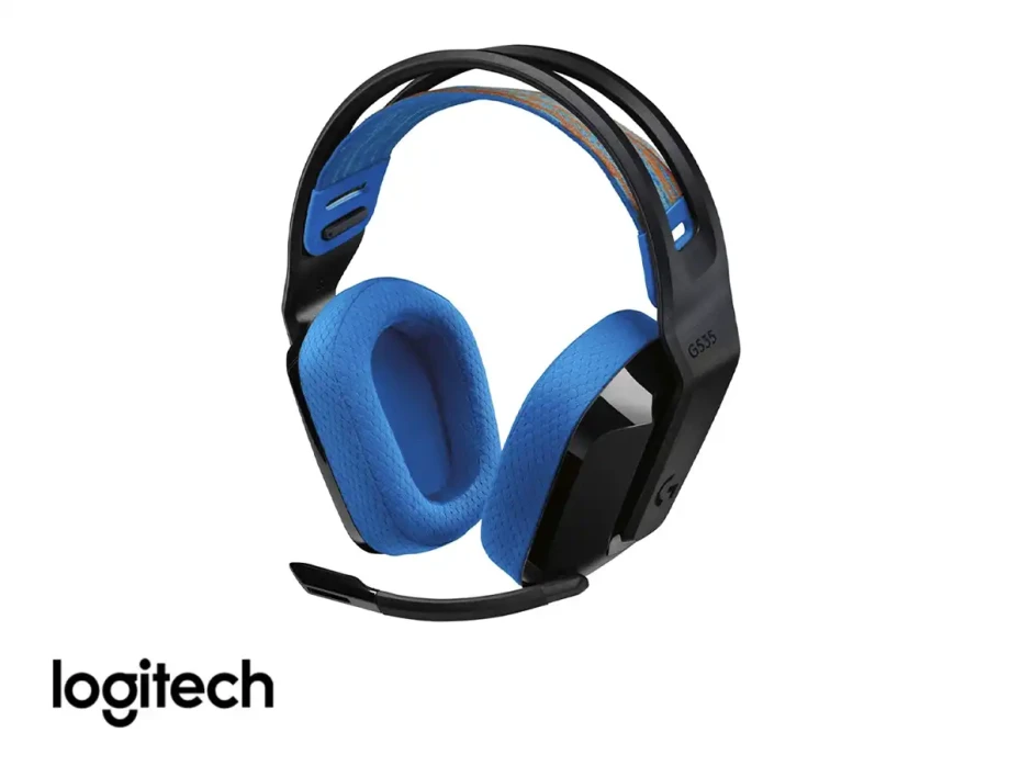 Auricular Inalambrico Logitech G535 Gaming (939-002218) Negro C/ Azul