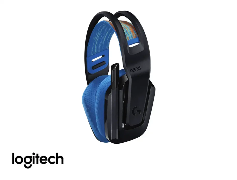 Auricular Inalambrico Logitech G535 Gaming (939-002218) Negro C/ Azul