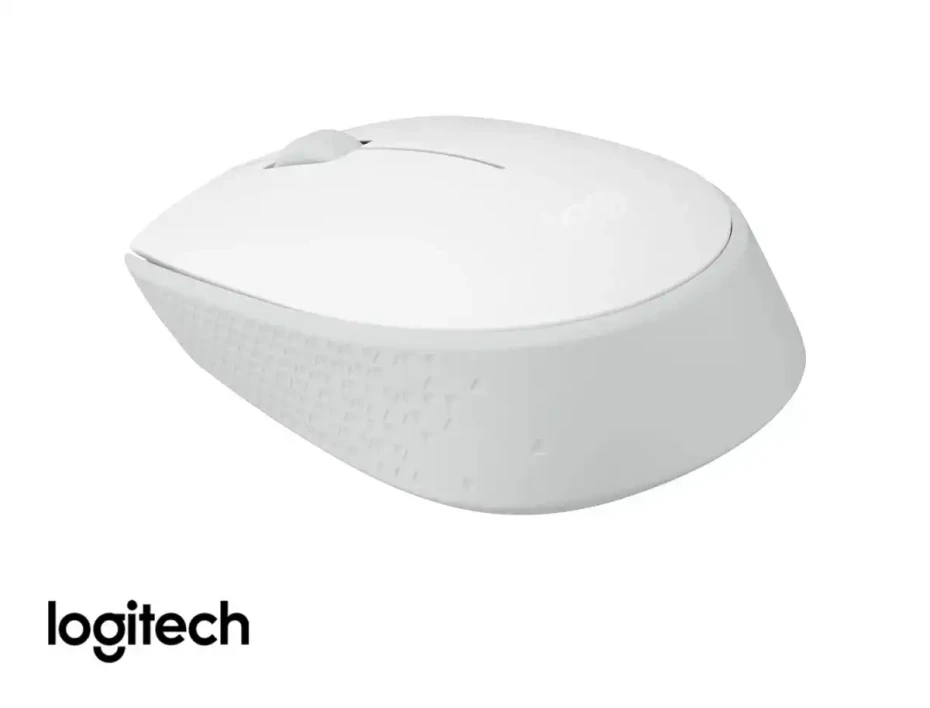 Mouse Inalambrico Logitech M170, Color Blanco Hasta 1000 Dpi, Con Receptor Usb, DiseÑo Ergonomico, 3 Botones (910-006864)