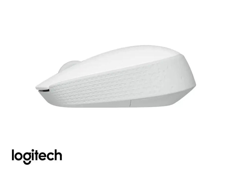 Mouse Inalambrico Logitech M170, Color Blanco Hasta 1000 Dpi, Con Receptor Usb, DiseÑo Ergonomico, 3 Botones (910-006864)
