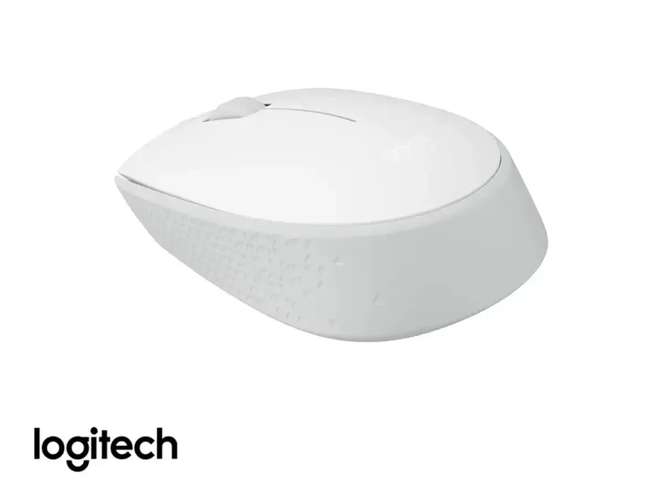 Mouse Inalambrico Logitech M170, Color Blanco Hasta 1000 Dpi, Con Receptor Usb, DiseÑo Ergonomico, 3 Botones (910-006864)