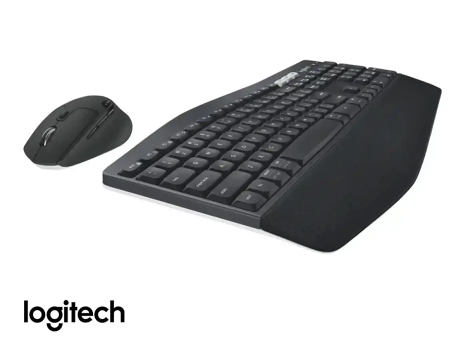 Combo 2 En Uno Logitech Inalambrico Performance Mk850, Teclado Bluetooth Smart, Mouse 8 Botones Sensor Hasta 1000 Dpi, Color Negro (920-008659)