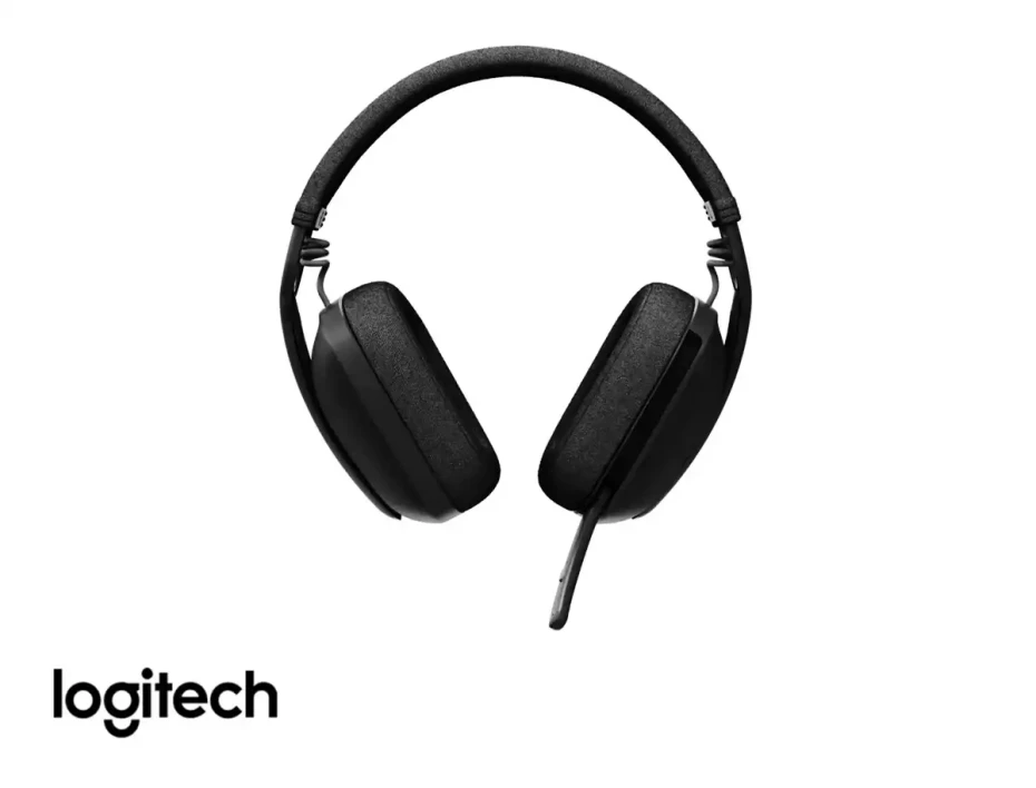 Auricular Inalambrico Logitech Zone Vibe100 Gaming (981-001214) Con Microfono, Interfaz Usb, Bt, Negro