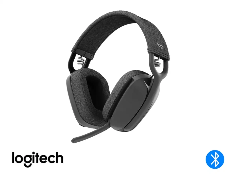 Auricular Inalambrico Logitech Zone Vibe100 Gaming (981-001214) Con Microfono, Interfaz Usb, Bt, Negro