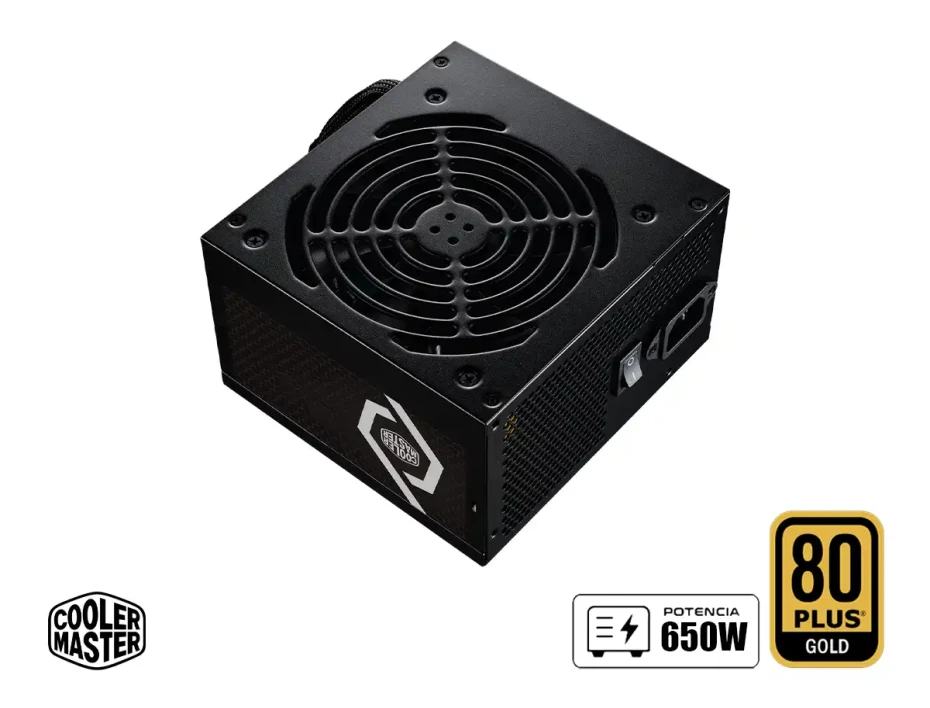 Fuente Cooler Master 650w Gold 80 Plus Mwe V2 Atx No Modular Negro (mpe-6502-acaag-us)
