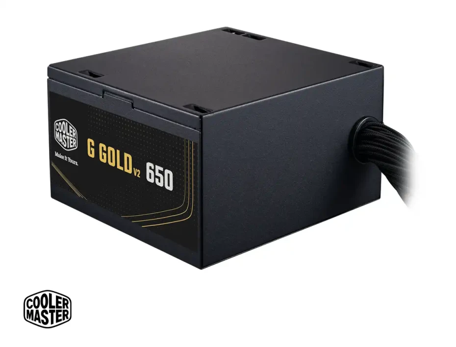 Fuente Cooler Master 650w Gold 80 Plus Mwe V2 Atx No Modular Negro (mpe-6502-acaag-us)