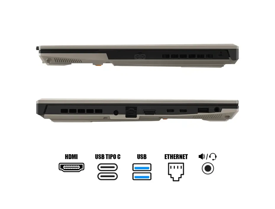 Laptop Asus Ryzen 7-7435hs Tuf A16 Advantage Edition Gaming (fa617nsr-ms73) 16" Wuxga 165hz, Ram 16gb, Ssd 512gb, Rx 7600s 8gb, Win11, Sandstorm