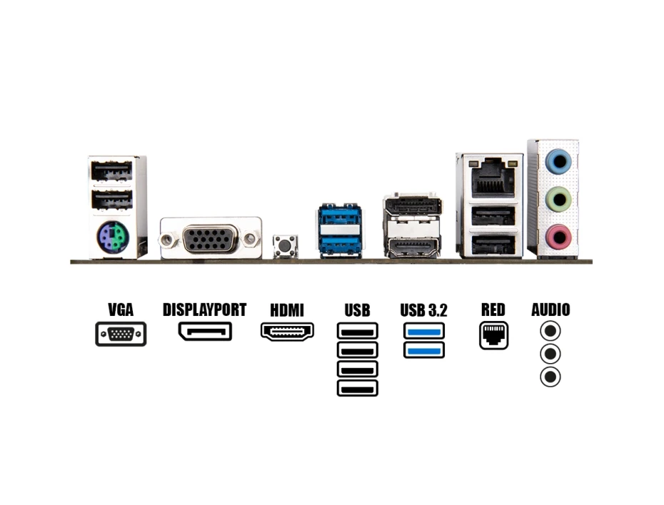 Placa Madre Gigabyte A620m S2h (a620m S2h) Socket Am5, Ram Ddr5 Buss 6400oc Mhz