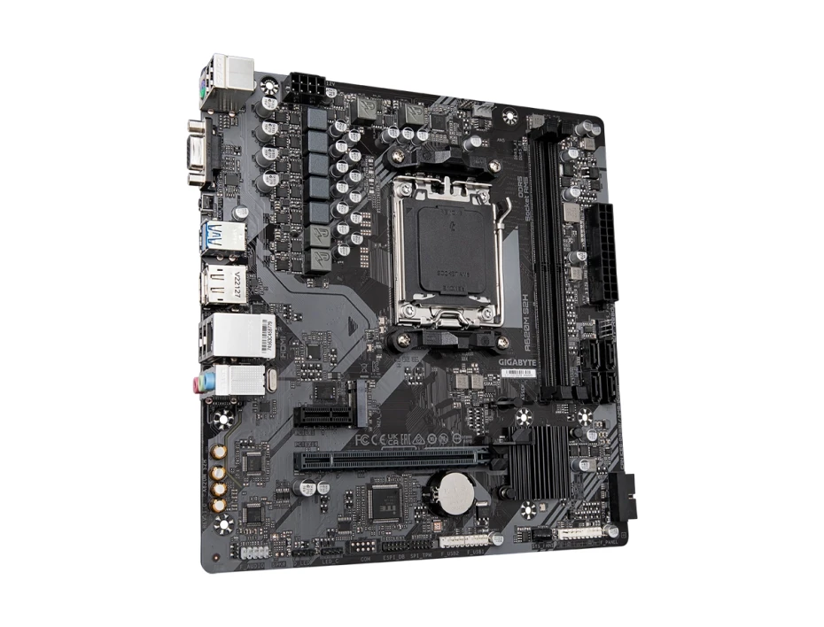 Placa Madre Gigabyte A620m S2h (a620m S2h) Socket Am5, Ram Ddr5 Buss 6400oc Mhz