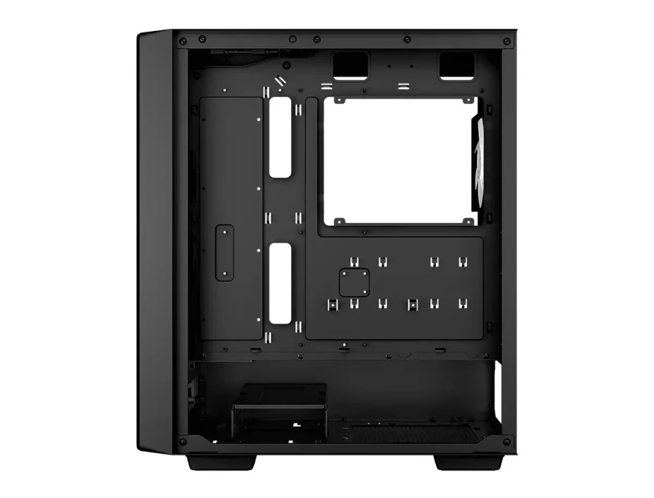 Case Deepcool Gaming Cc560 Mesh V2 S/fuente (r-cc560-bkama4-g-2) Panel De Vidrio, 4 Ventiladores, Negro, Argb