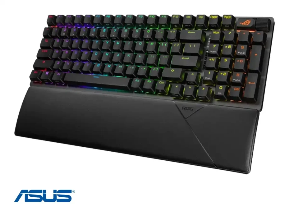 Teclado Gaming Asus Rog Strix Scope Ii 96 Wireless (scope Ii 96 X901) Mecanico, Switch Snow, Led Rgb